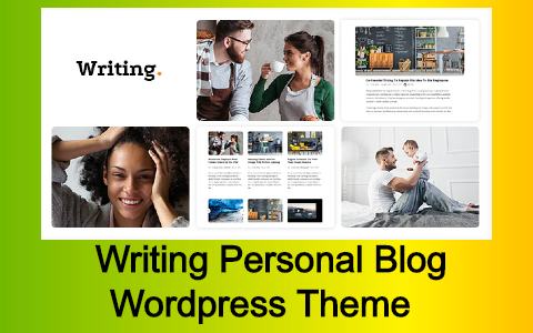 Writing – Personal Blog WordPress Theme Free Download