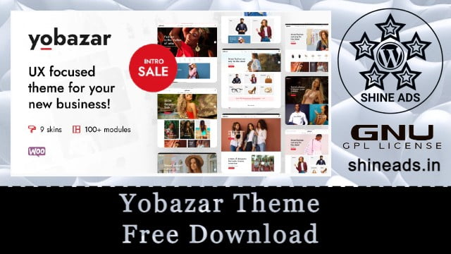 Yobazar Theme Free Download v1.7.1
