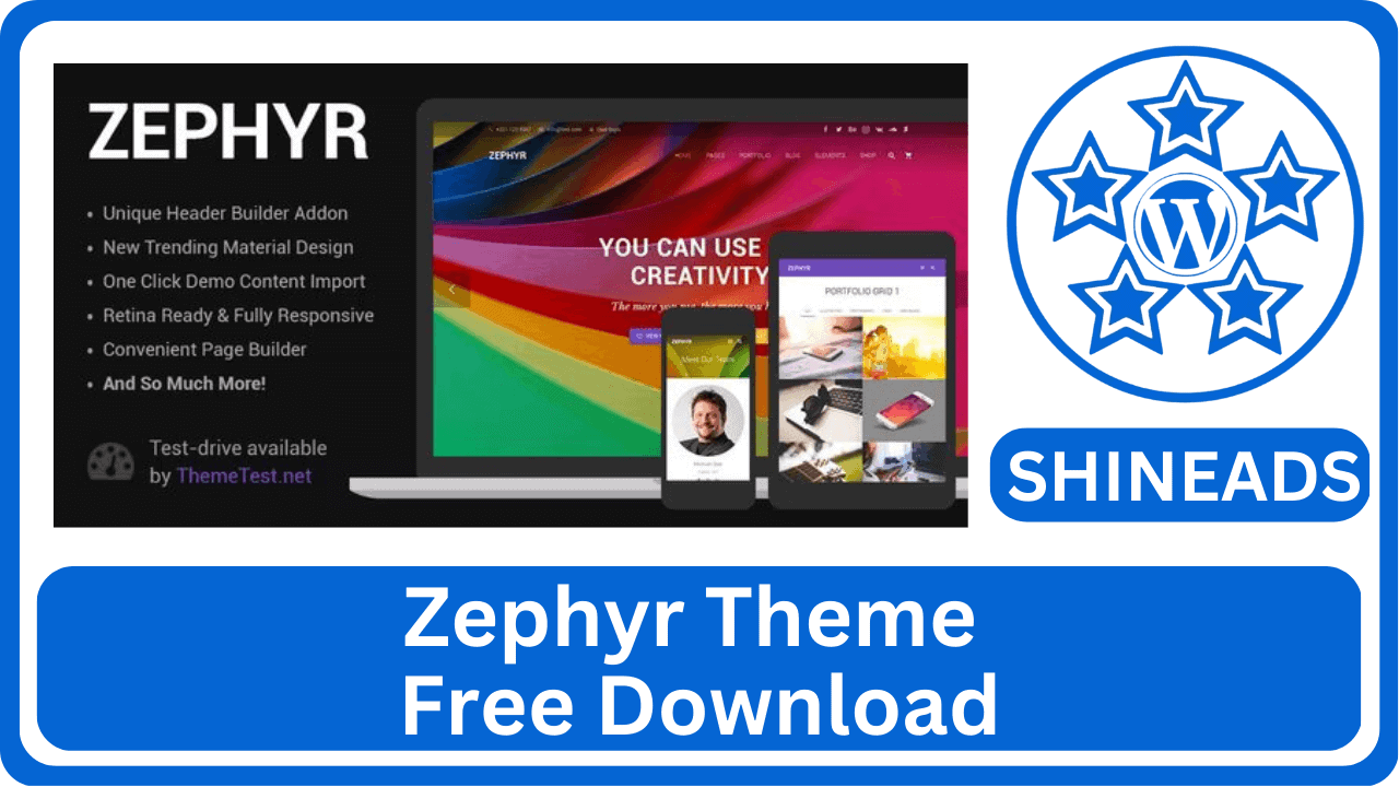 Zephyr Theme Free Download v8.43.1