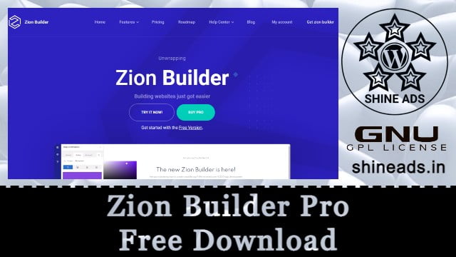 Zion Builder Pro Free Download v3.6.9