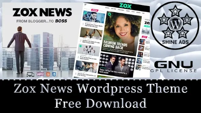 Zox News WordPress Theme Free Download v3.17.1