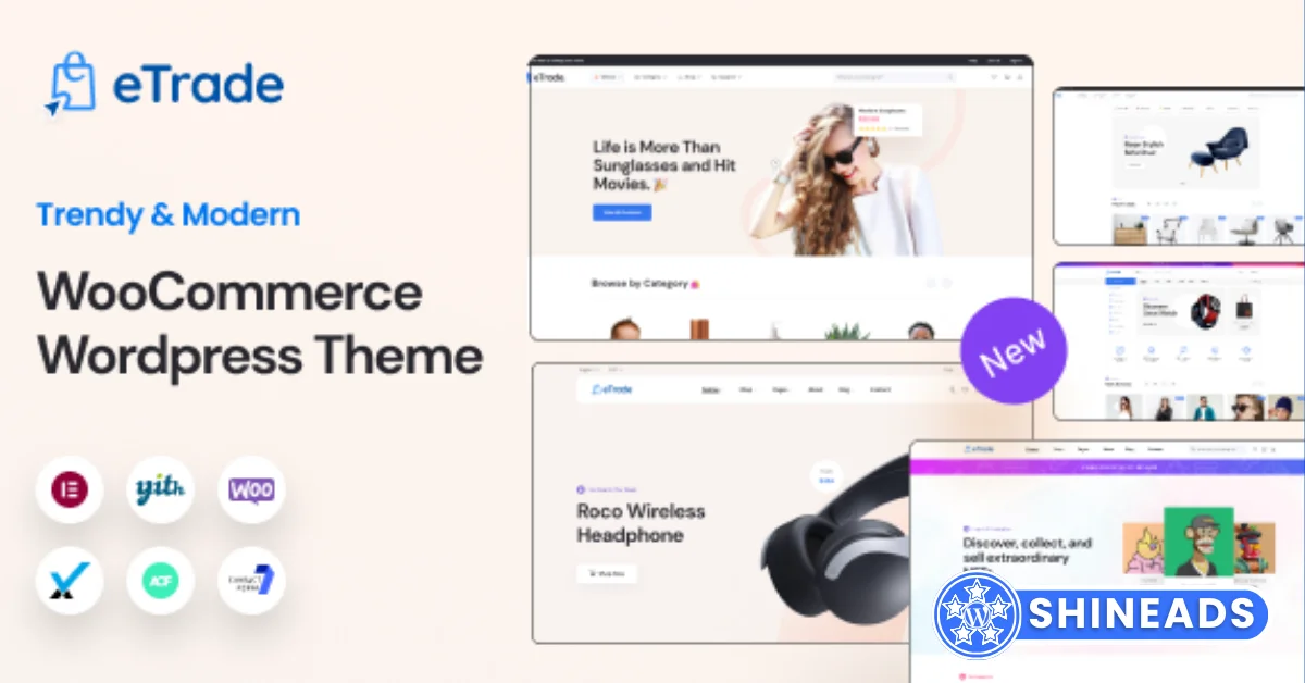 eTrade Theme – WooCommerce Theme Free Download v1.1.8