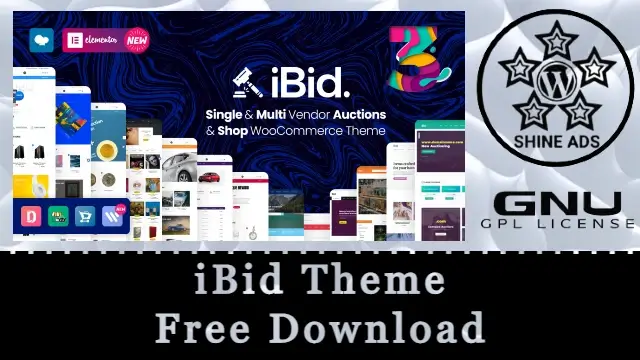 iBid Theme Free Download v4.8