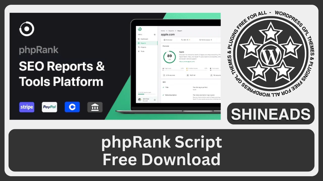 phpRank Script Free Download v15.0