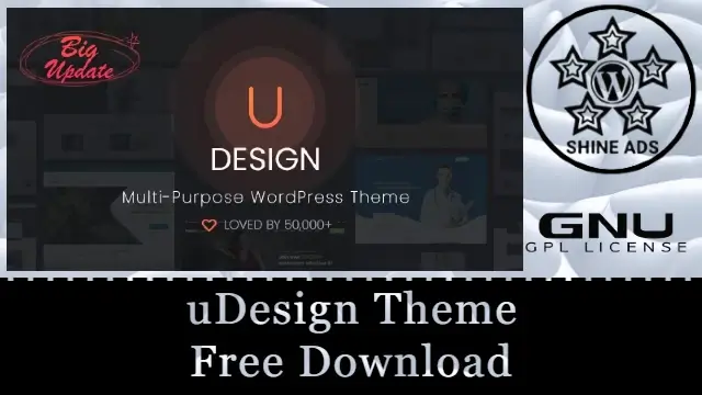 uDesign Theme Free Download v4.15.0