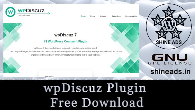 wpDiscuz Plugin Free Download v7.6.56