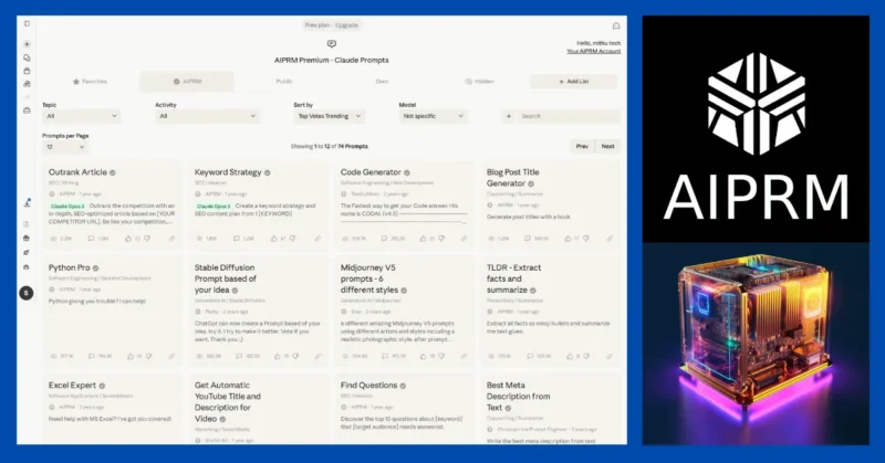 AIPRM for Claude (Titan Plan Unlocked for Premium Member)