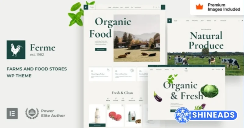 Ferme – Farm Shop WordPress Theme Free Download v38.0