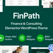 FinPath - Finance & Consulting Elementor WordPress Theme