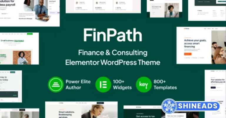 FinPath – Finance & Consulting Elementor WordPress Theme Free Download v1.8