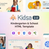 Kidsa - Kindergarten & School HTML5 Template