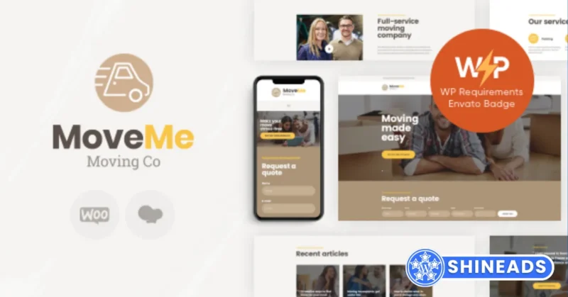 MoveMe | Moving & Storage Relocation Company WordPress Theme Free Download v1.2.16
