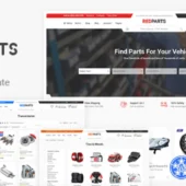 RedParts Theme – Auto Parts WordPress Theme