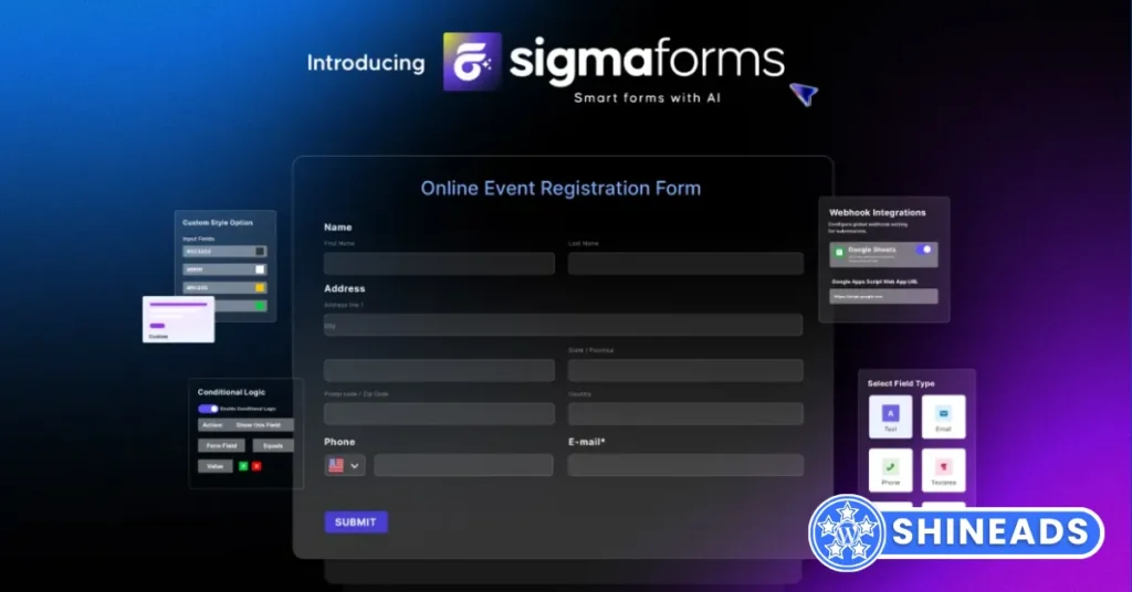 SigmaForms Pro Plugin